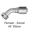 Фитинг для РВД Parker 1CE43-8-4