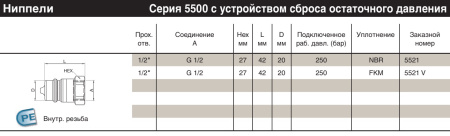 5521 Teho Filter Масляный фильтр